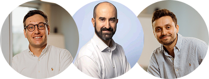 Chantier avec camions de livraison